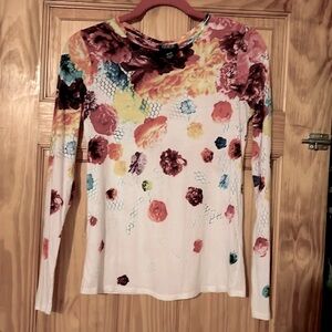 Prabal Gurung For Target Flower printed T shirt